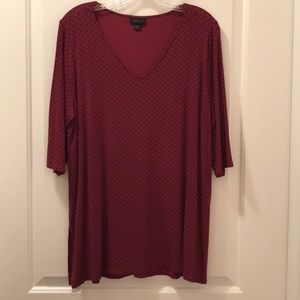 J.Jill knit tunic top.